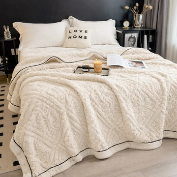 Zeyra Signature Velvet Throw