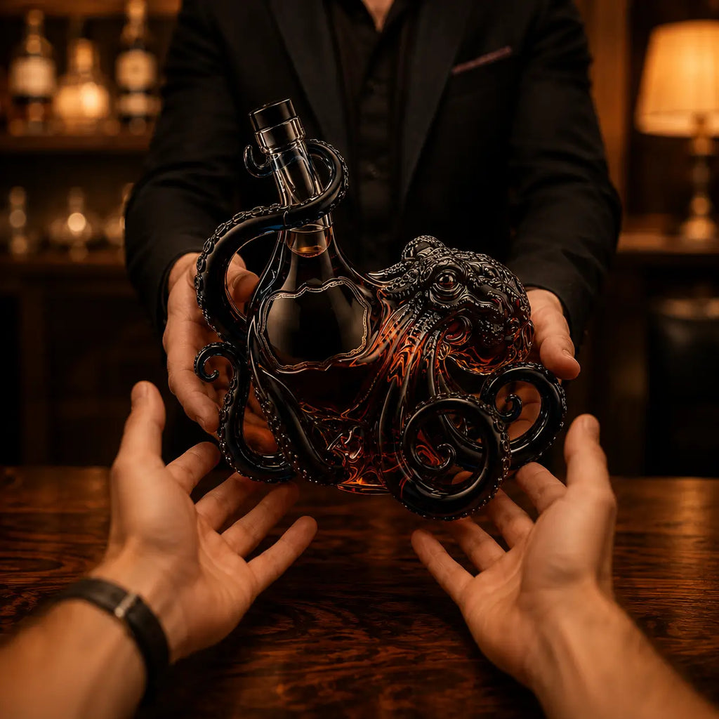Octopus Glass Decanter