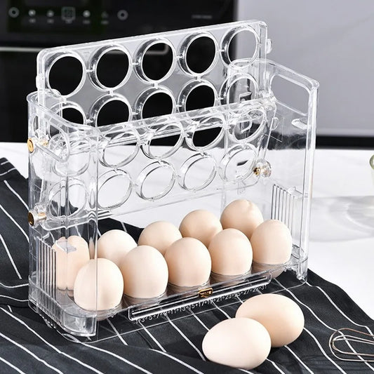 New Automatic Sliding Egg Organizer