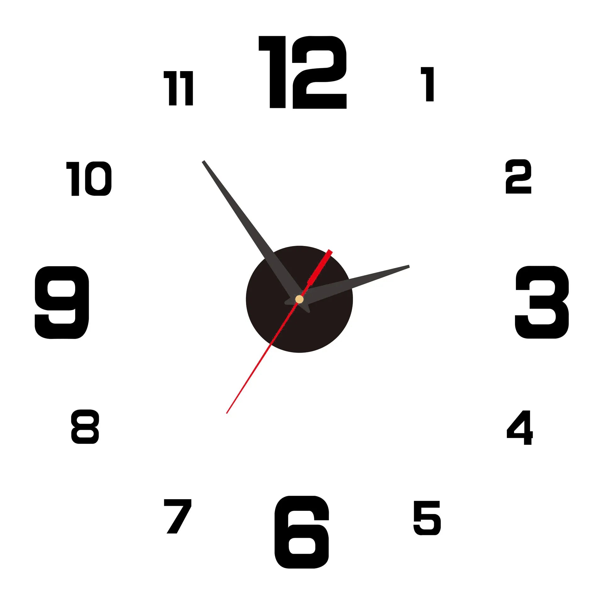 Zeyra AuraTime™ — Frameless 3D Wall Clock - Minha loja