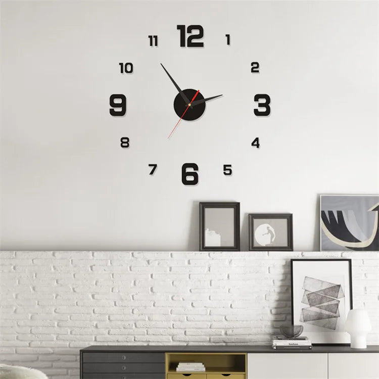 Zeyra AuraTime™ — Frameless 3D Wall Clock - Minha loja