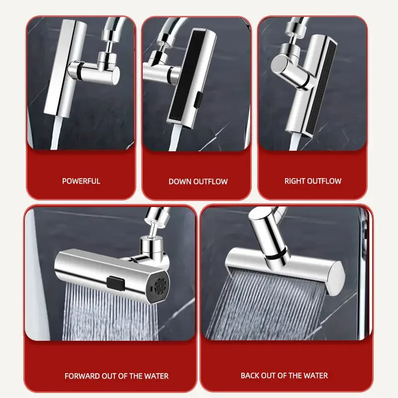 Zeyra AquaFlow™ 360 – 3-in-1 Waterfall Faucet Extension - Minha loja