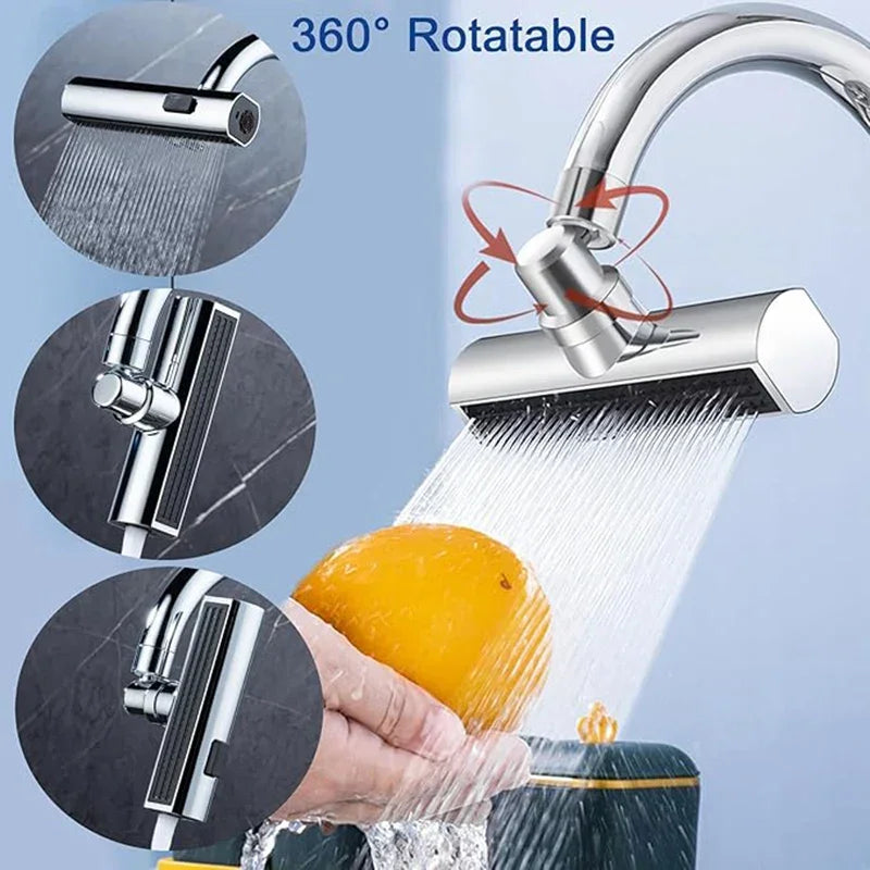 Zeyra AquaFlow™ 360 – 3-in-1 Waterfall Faucet Extension - Minha loja